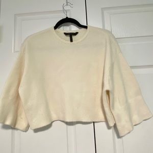 Bcbgmaxazria 3/4 Sleeve Cropped Sweater
